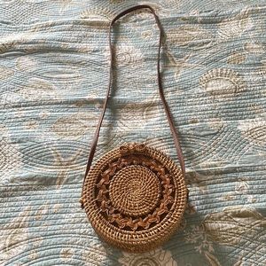 Boho basket purse
